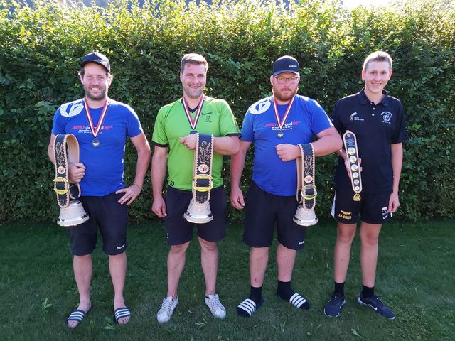 Von links: Eggs Fabian, Kramer Martin, Berhard Markus und Kläy Cyrill